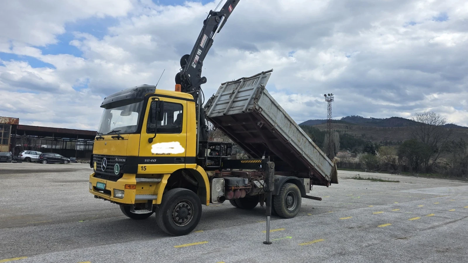 Mercedes-Benz Actros 18 40 4Х4 КРАН HIAB 195-5, снимка 4 - Камиони - 54149582