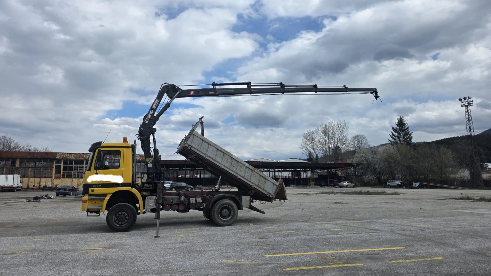 Mercedes-Benz Actros 18 40 4Х4 КРАН HIAB 195-5, снимка 5 - Камиони - 54149582