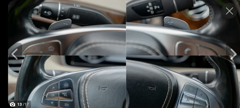 Mercedes-Benz S 500 4MATIC/AMG/TV/HEADUP/HUD, снимка 16 - Автомобили и джипове - 52961428