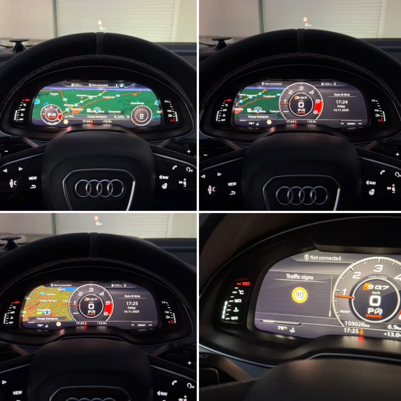 Audi SQ7 V8T/ CERAMICA/ PANO/ 3xTV/ DIGITAL/ FULL MATRIX, снимка 14 - Автомобили и джипове - 52448281