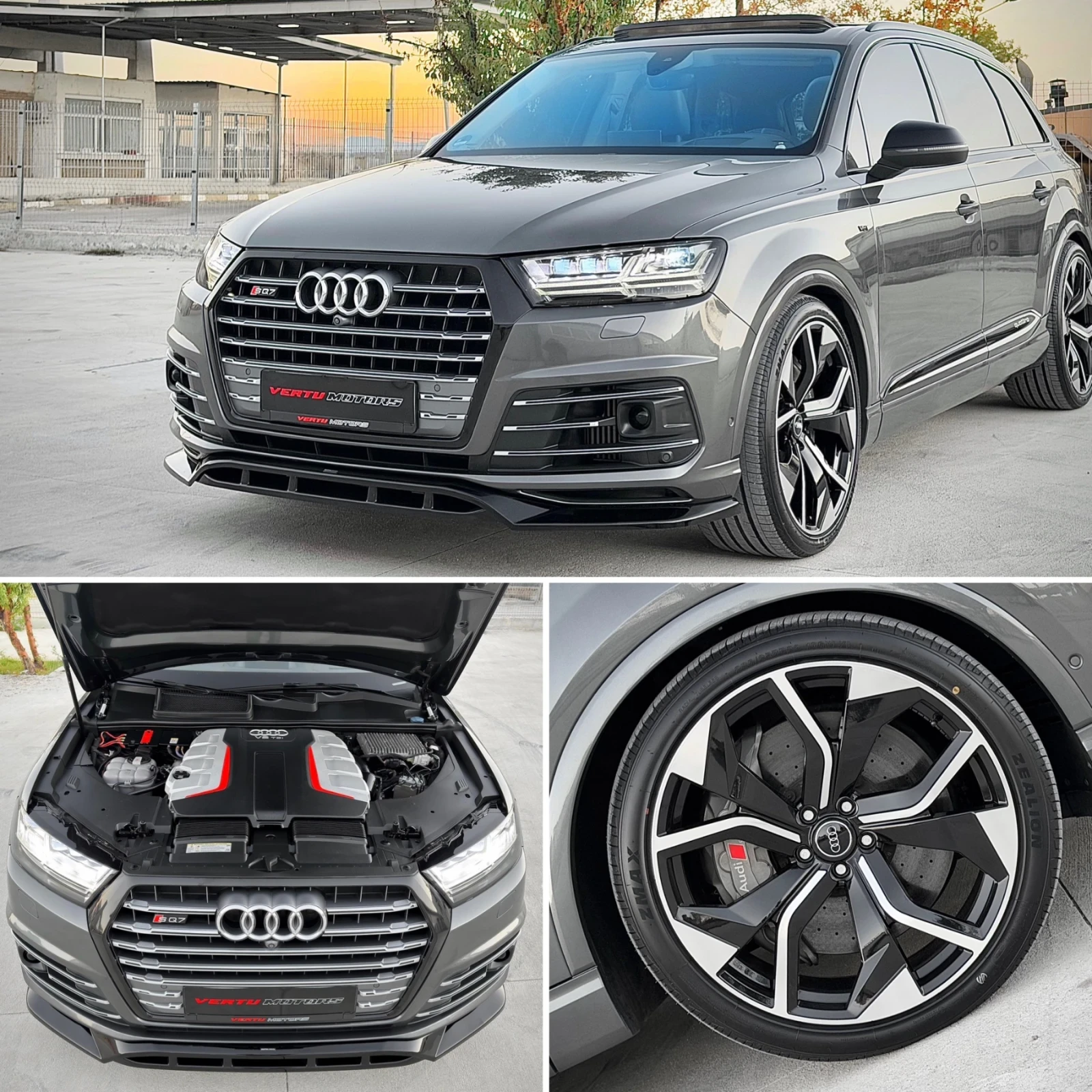 Audi SQ7 V8T/ CERAMICA/ PANO/ 3xTV/ DIGITAL/ FULL MATRIX | Mobile.bg   11