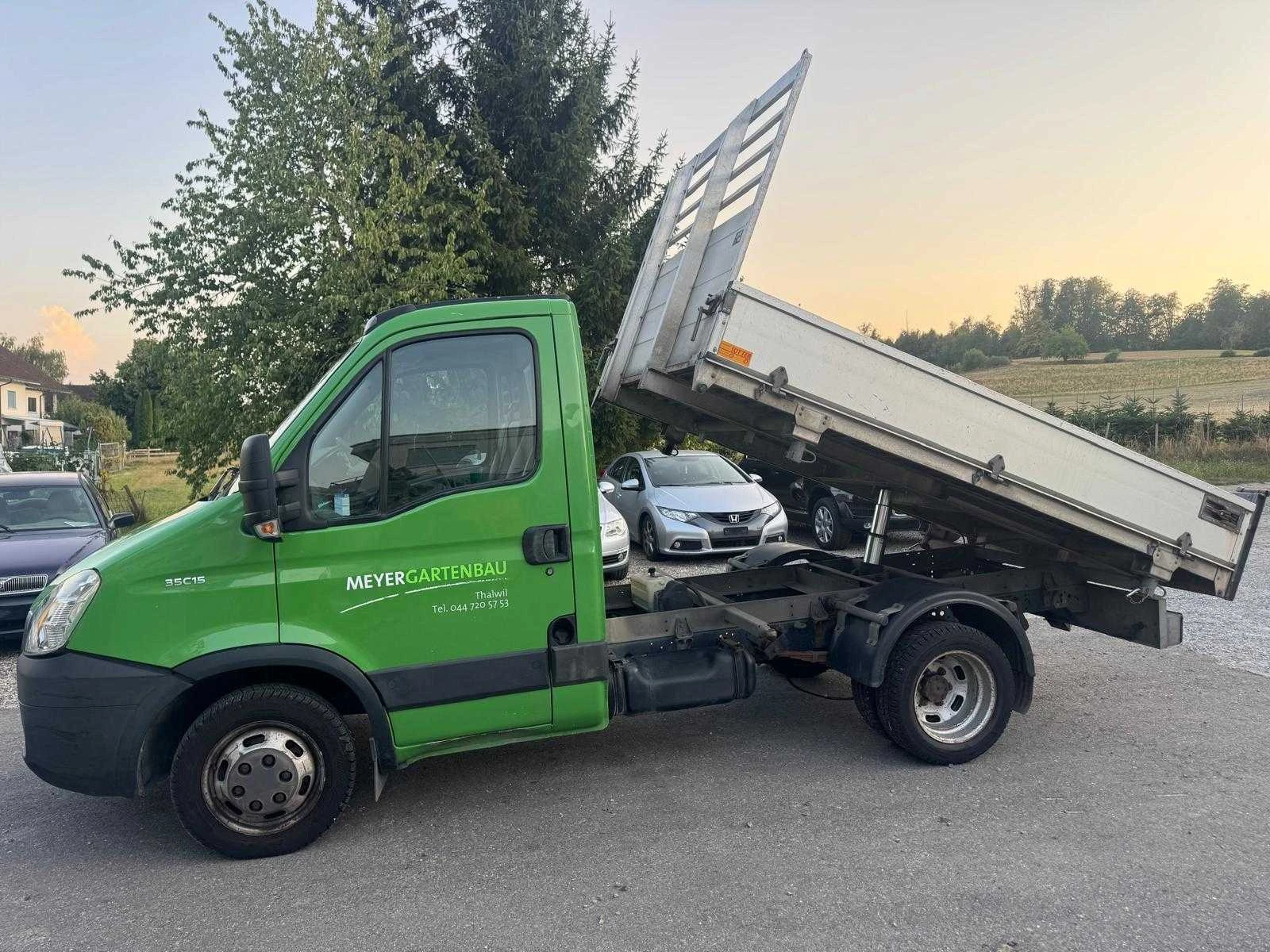 Iveco 35c15 ДО 3, 5т. САМОСВАЛ 161000 км НОВ ВНОС ШВЕЙЦАРИЯ
