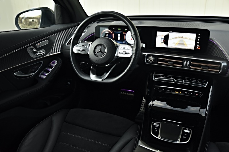 Mercedes-Benz EQC 400/4Matic/Гаранция/2xAMG./HEADUP/360/KEYLE, снимка 10 - Автомобили и джипове - 44174800