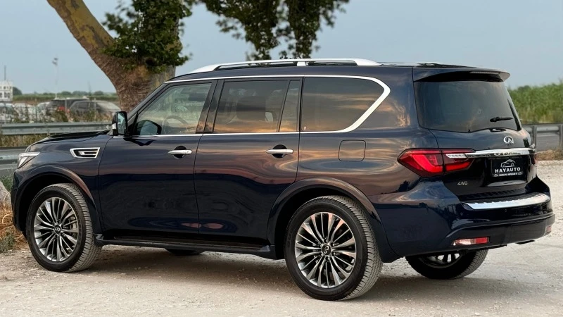 Infiniti QX80 5.6I= 4WD= FACE= Distronic= Keyless= 3xTV= 360* Ка, снимка 7 - Автомобили и джипове - 46630428