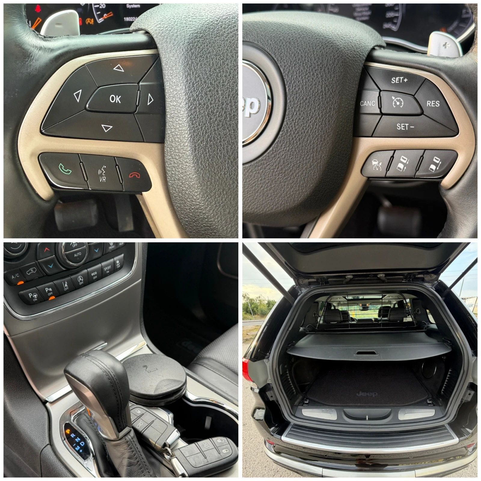 Jeep Grand cherokee SUMMIT= Panorama= Podgriavane= Obduhvane= Full, снимка 15 - Автомобили и джипове - 55116199