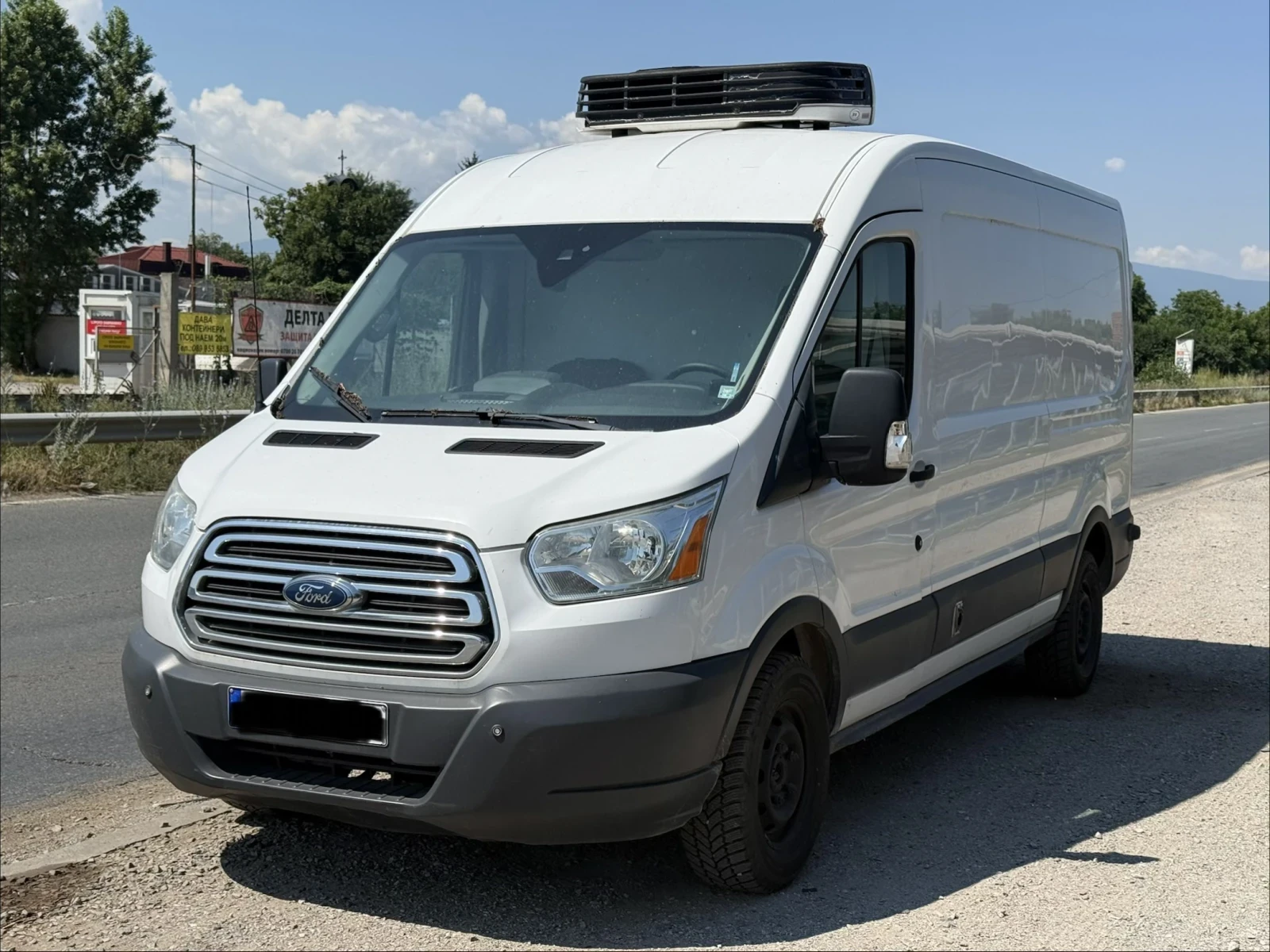 Ford Transit Хладилен+ N2+ Регистриран+ 4000t+ Подгрев, снимка 6 - Бусове и автобуси - 54836568