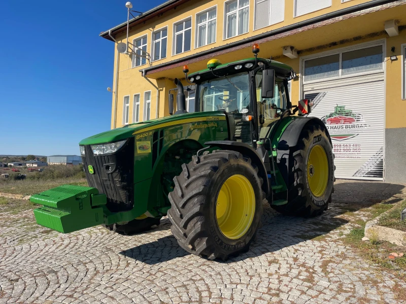 Трактор John Deere 8400R POWER SHIFT E-23 НАВИГАЦИЯ ЛИЗИНГ, снимка 3 - Селскостопанска техника - 46813213