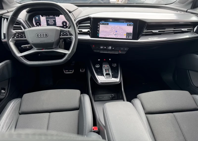 Audi Q4 35e-TRON/170HP/S-LINE/SPORTBACK/MATRIX/ACC/837f, снимка 6 - Автомобили и джипове - 52134263