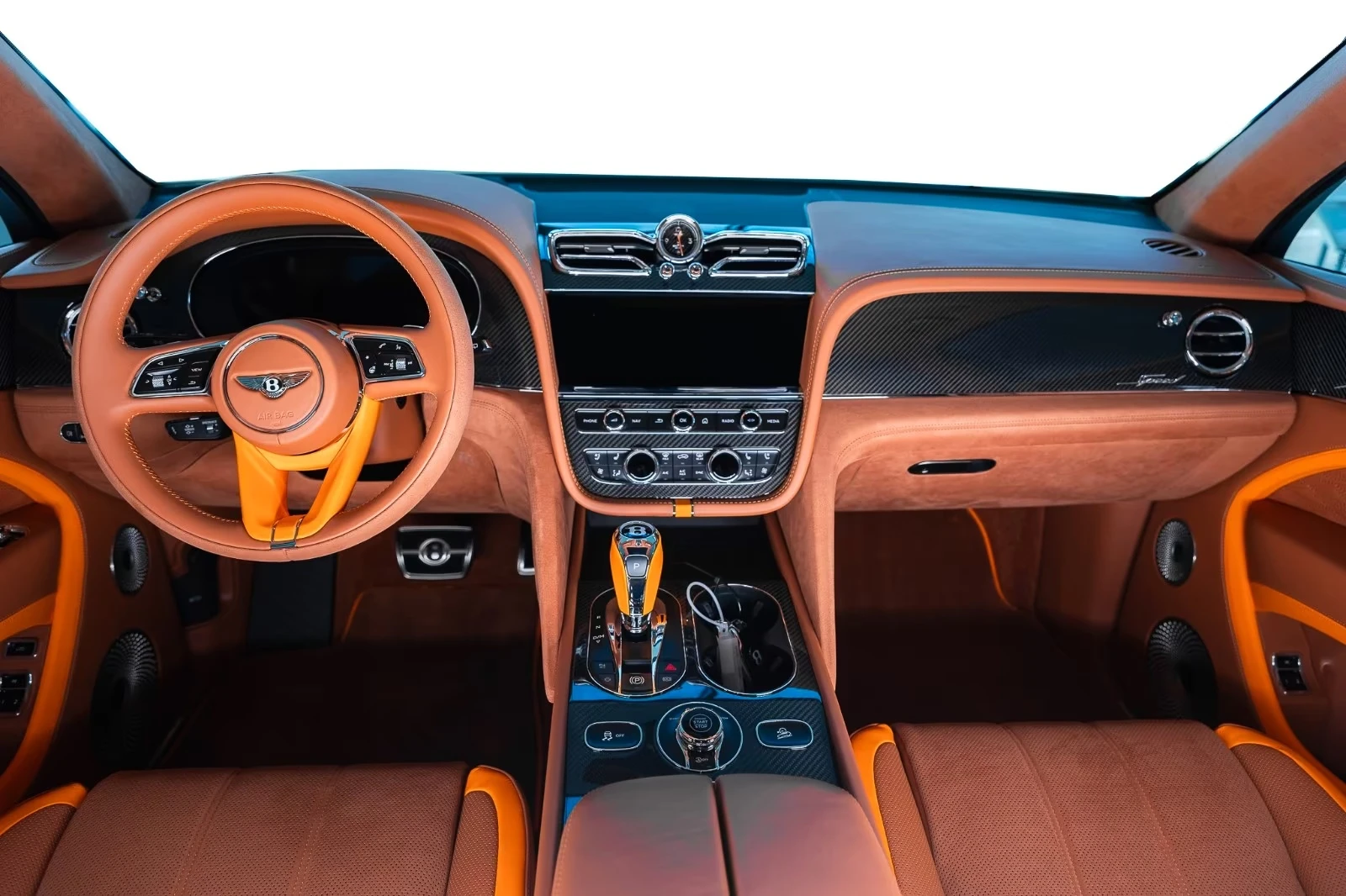 Bentley Bentayga SPEED KERAMIK B&O TV  PANORAMA , снимка 6 - Автомобили и джипове - 53879742