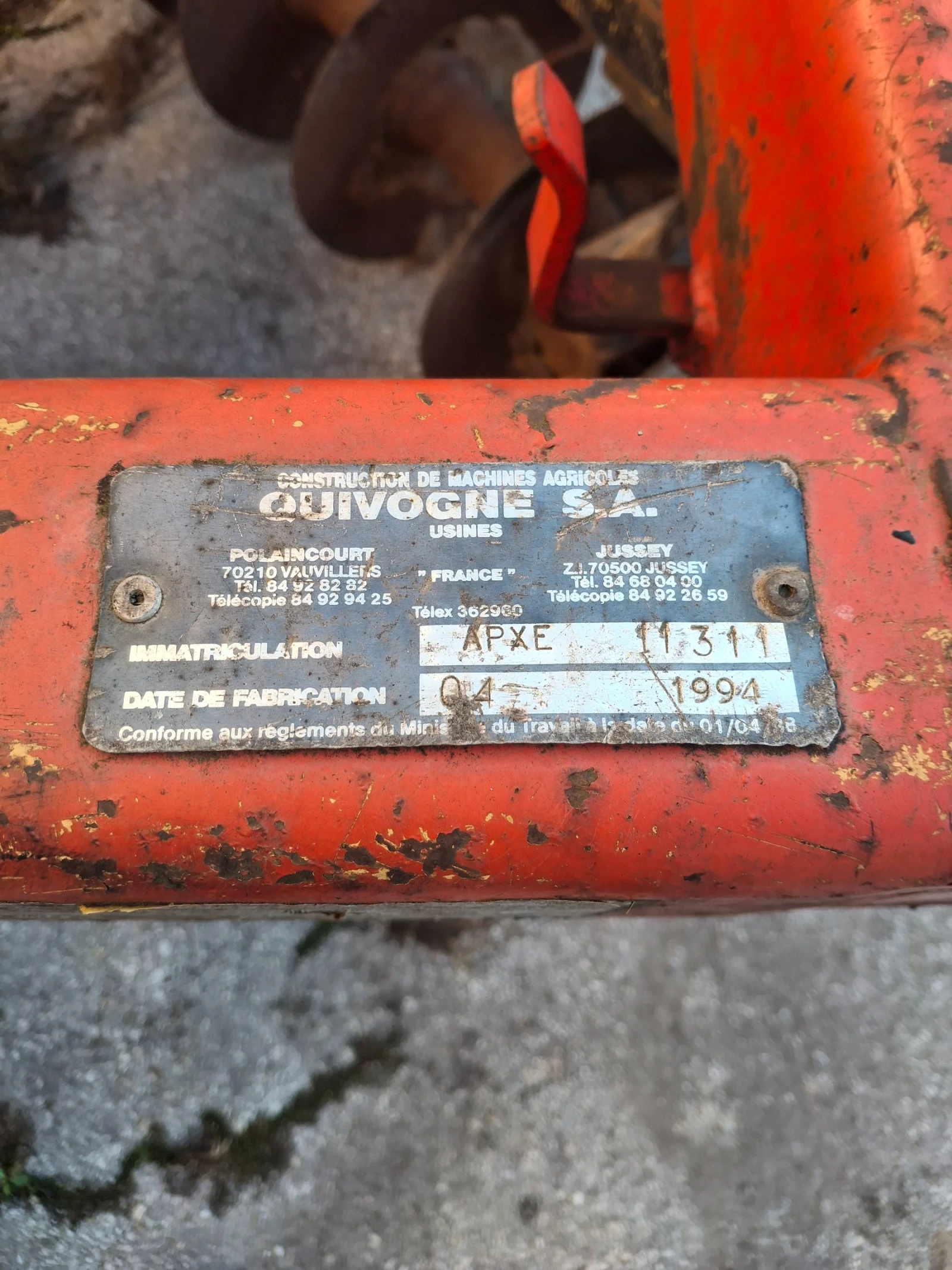 Брана Quivogne, снимка 7 - Селскостопанска техника - 54336142