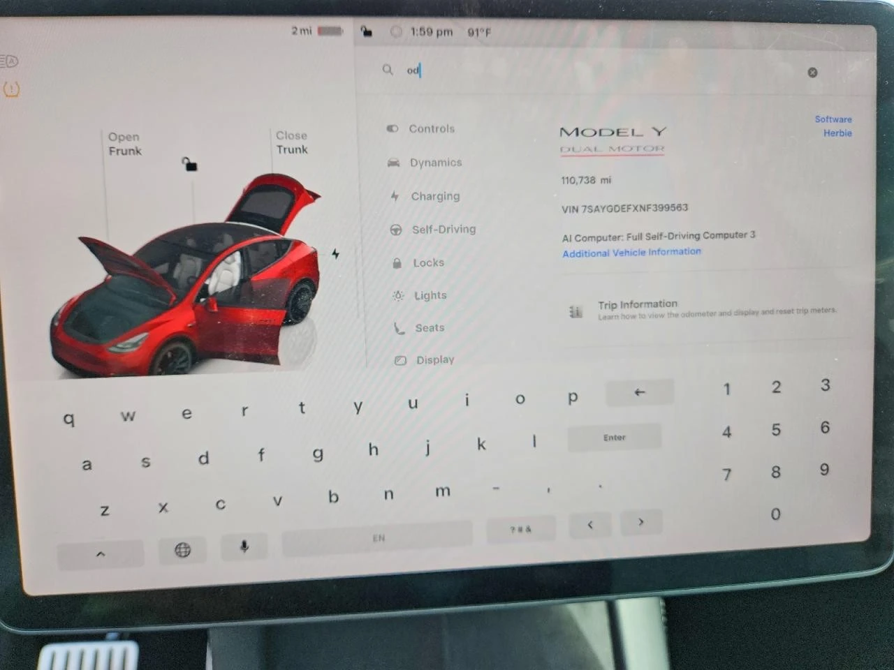 Tesla Model Y PERFORMANCE DUAL MOTOR AWD, снимка 9 - Автомобили и джипове - 56426731