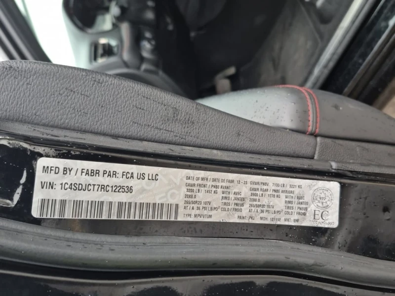 Dodge Durango * R/T * CARFAX * ЦЕНА ДО БГ, снимка 15 - Автомобили и джипове - 52990915