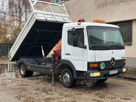 Mercedes-Benz Atego Самосвал + кран PK7000, снимка 2