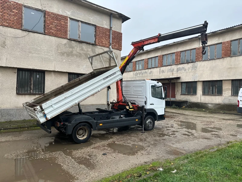 Mercedes-Benz Atego Самосвал + кран PK7000, снимка 17 - Камиони - 52586126