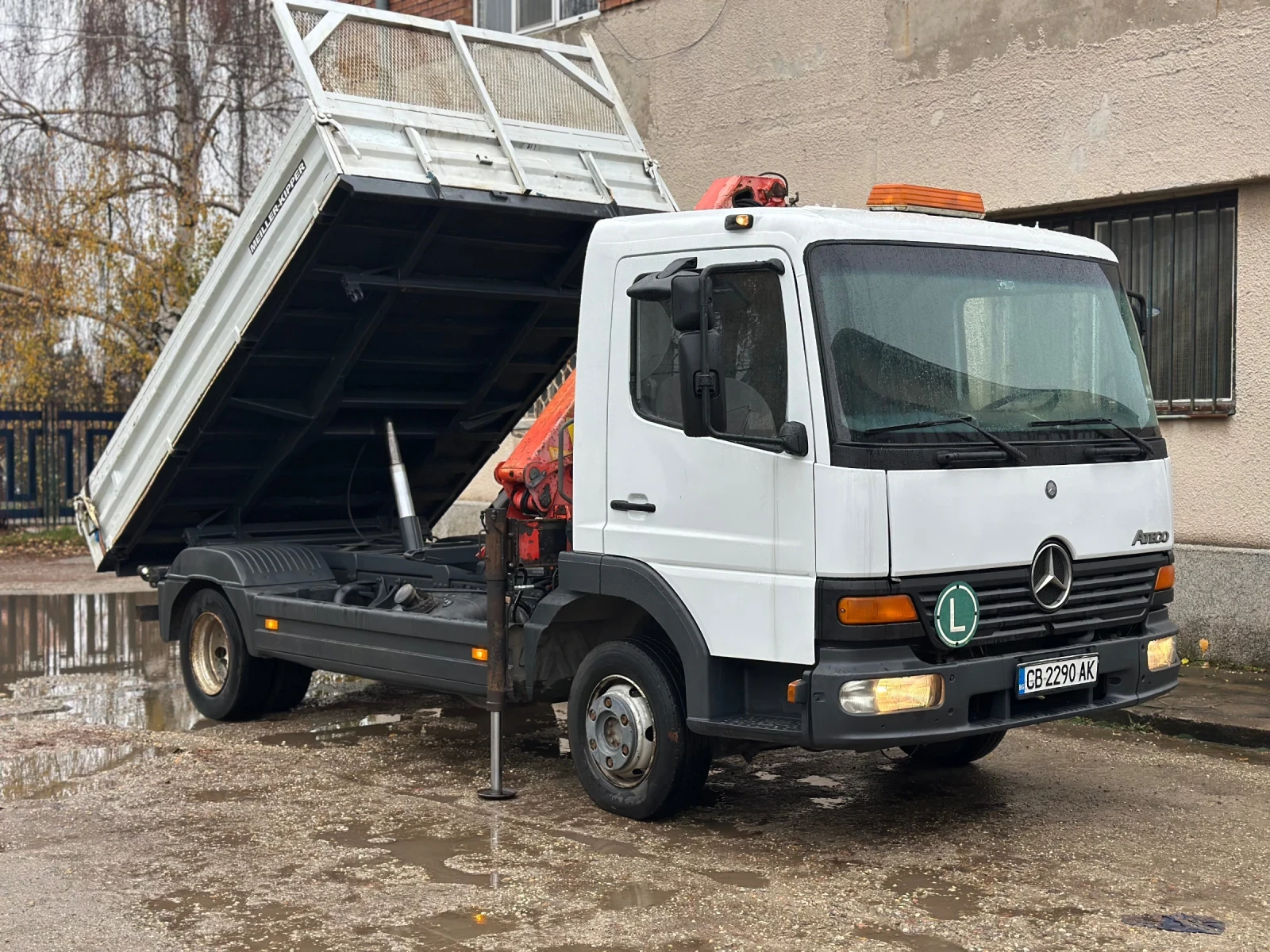 Mercedes-Benz Atego Самосвал + кран PK7000 - изображение 2