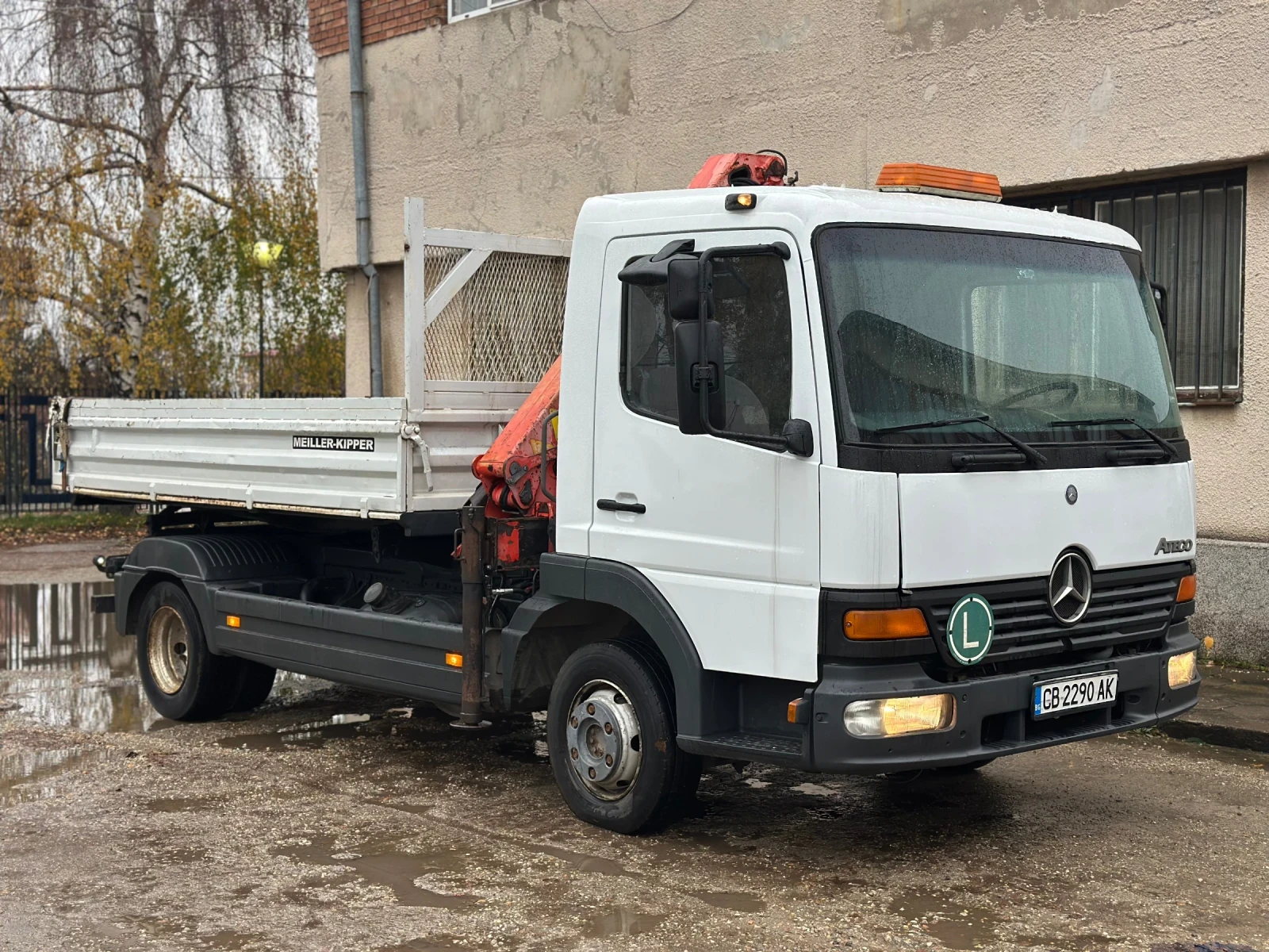 Mercedes-Benz Atego Самосвал + кран PK7000 - изображение 3