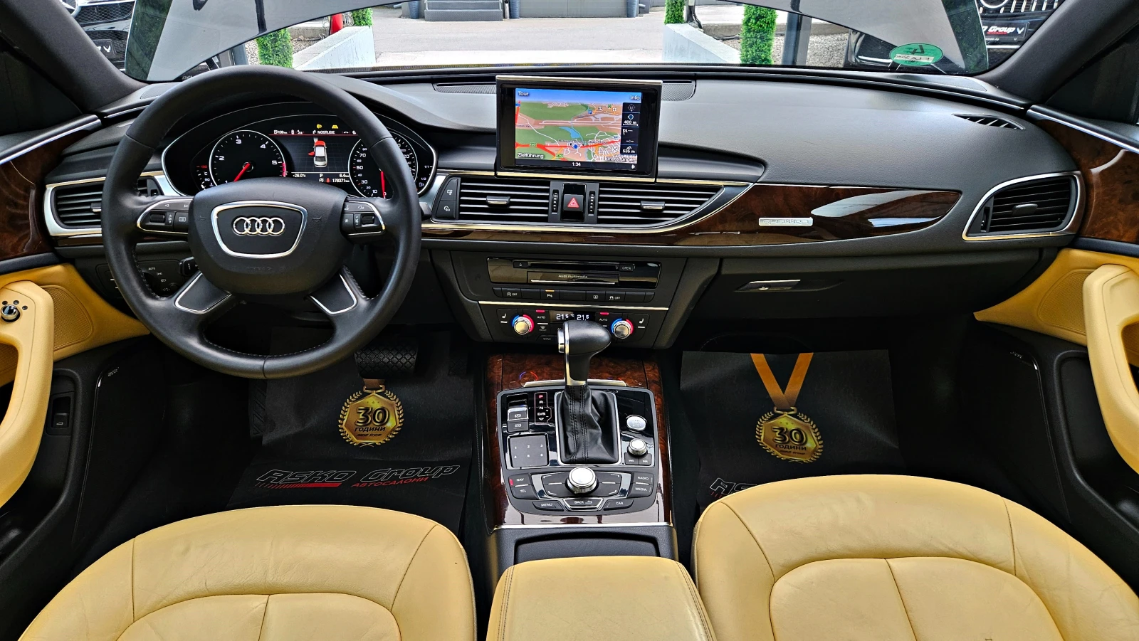 Audi A6 3.0TDI/S-LINE/CAMERA/NIGHT VISION/BOSE/ПОДГРЕВ/LIZ, снимка 8 - Автомобили и джипове - 54774100