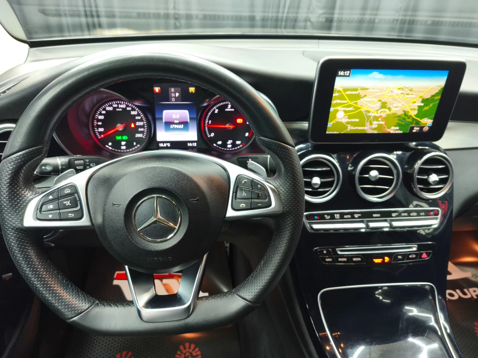 Mercedes-Benz GLC 250 Automatic 4matic AMGline 204k.c E6 | Mobile.bg   15