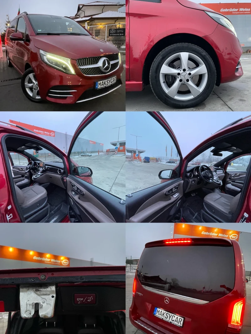 Mercedes-Benz V 300 AMG line 7 Местен ГОТОВ ЛИЗИНГ, снимка 17 - Автомобили и джипове - 48774301