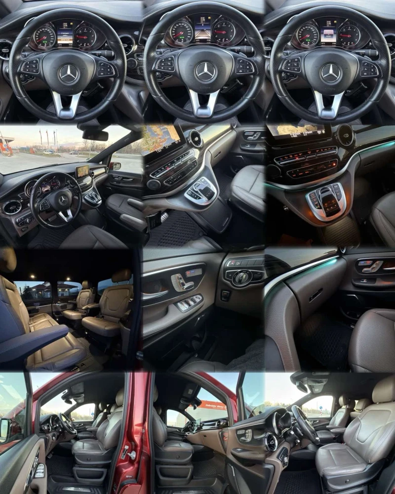 Mercedes-Benz V 300 AMG line 7 Местен ГОТОВ ЛИЗИНГ, снимка 15 - Автомобили и джипове - 48774301