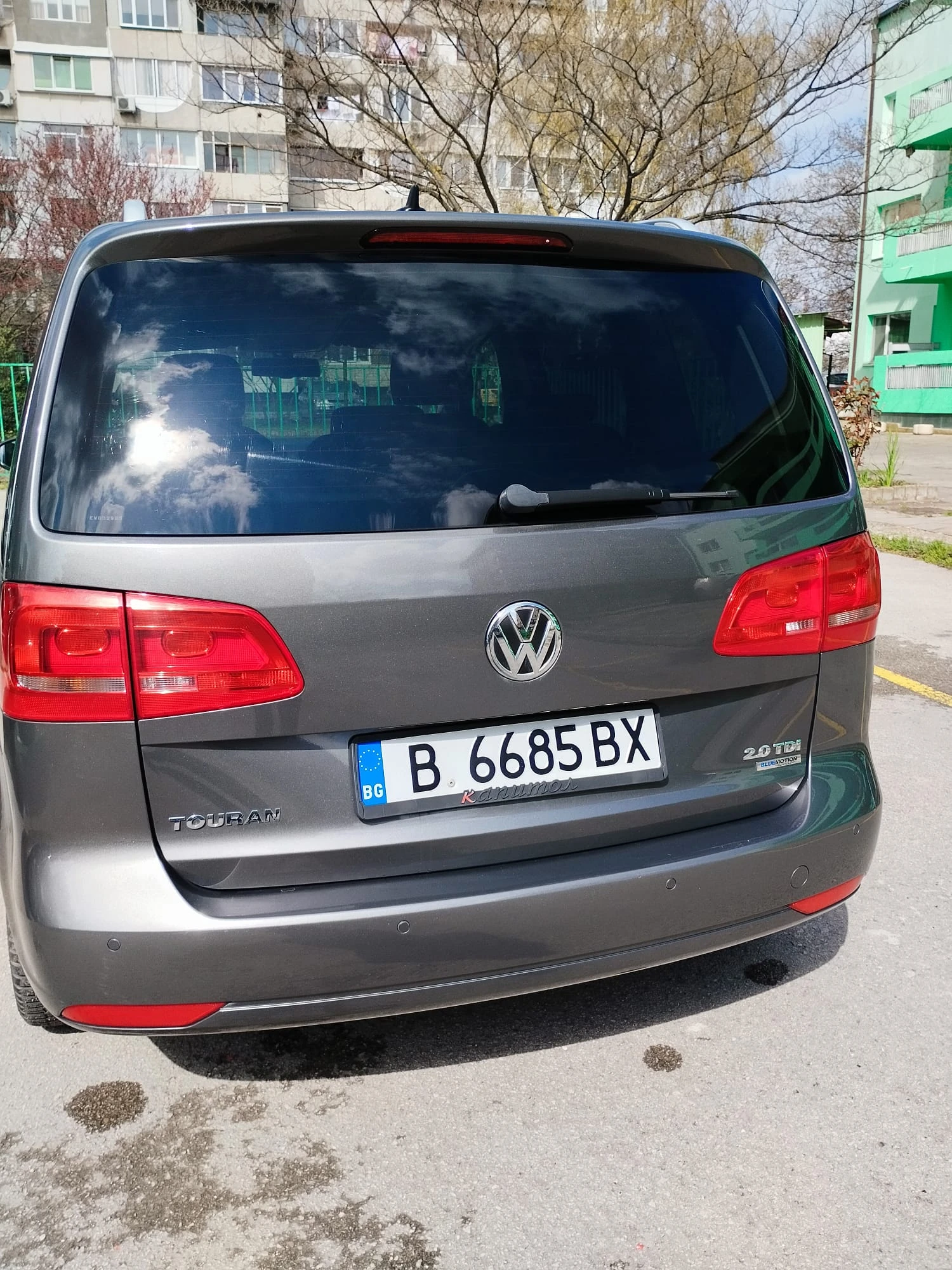 VW Touran 2.0TDI 140кс DSG АВТОМАТ КЛИМАТРОНИК , снимка 4 - Автомобили и джипове - 54507153