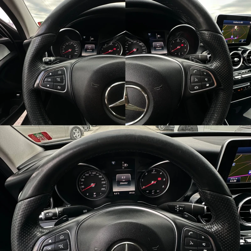 Mercedes-Benz C 220 * Led* Line Assist* Blind Spot* Avantgarde* , снимка 13 - Автомобили и джипове - 48318223