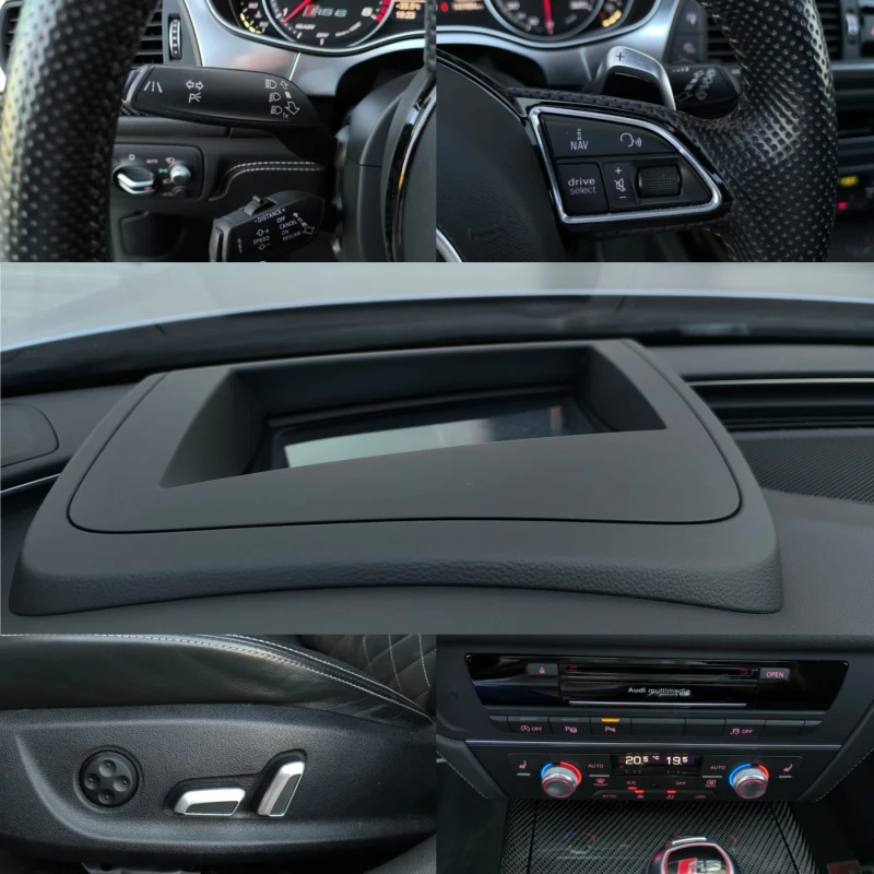 Audi Rs6 AVANT/CERAMIC/CARBON/B&O, снимка 15 - Автомобили и джипове - 52546097