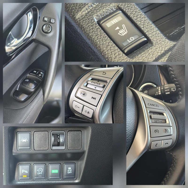 Nissan Qashqai 1.2i * Panorama* 360 Камера* FULL Extra* , снимка 14 - Автомобили и джипове - 51444241