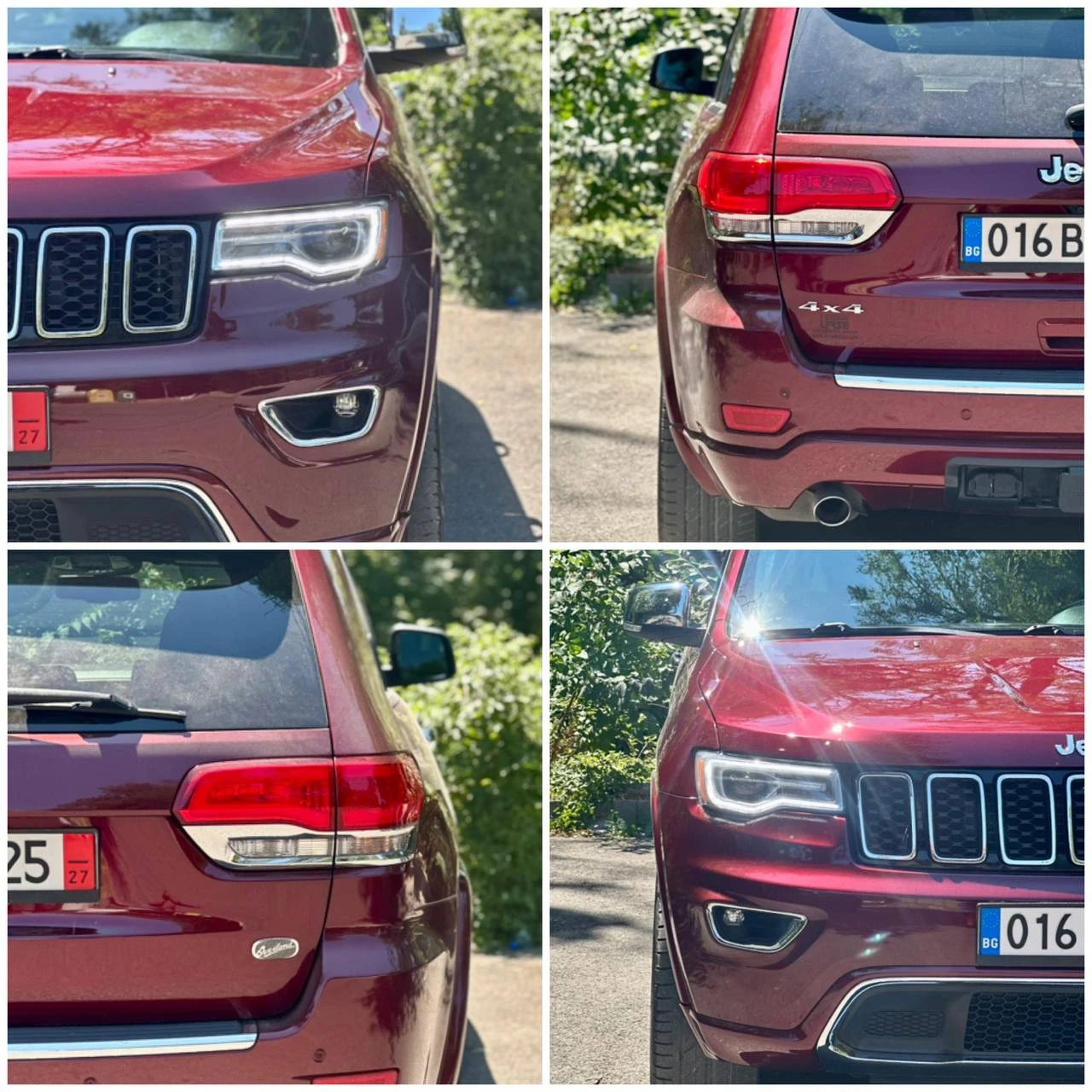 Jeep Grand cherokee OVERLAND 3.6 V6/ 860лв/МЕСЕЦ/ О.О% ОСКЪПЯВАНЕ - изображение 8