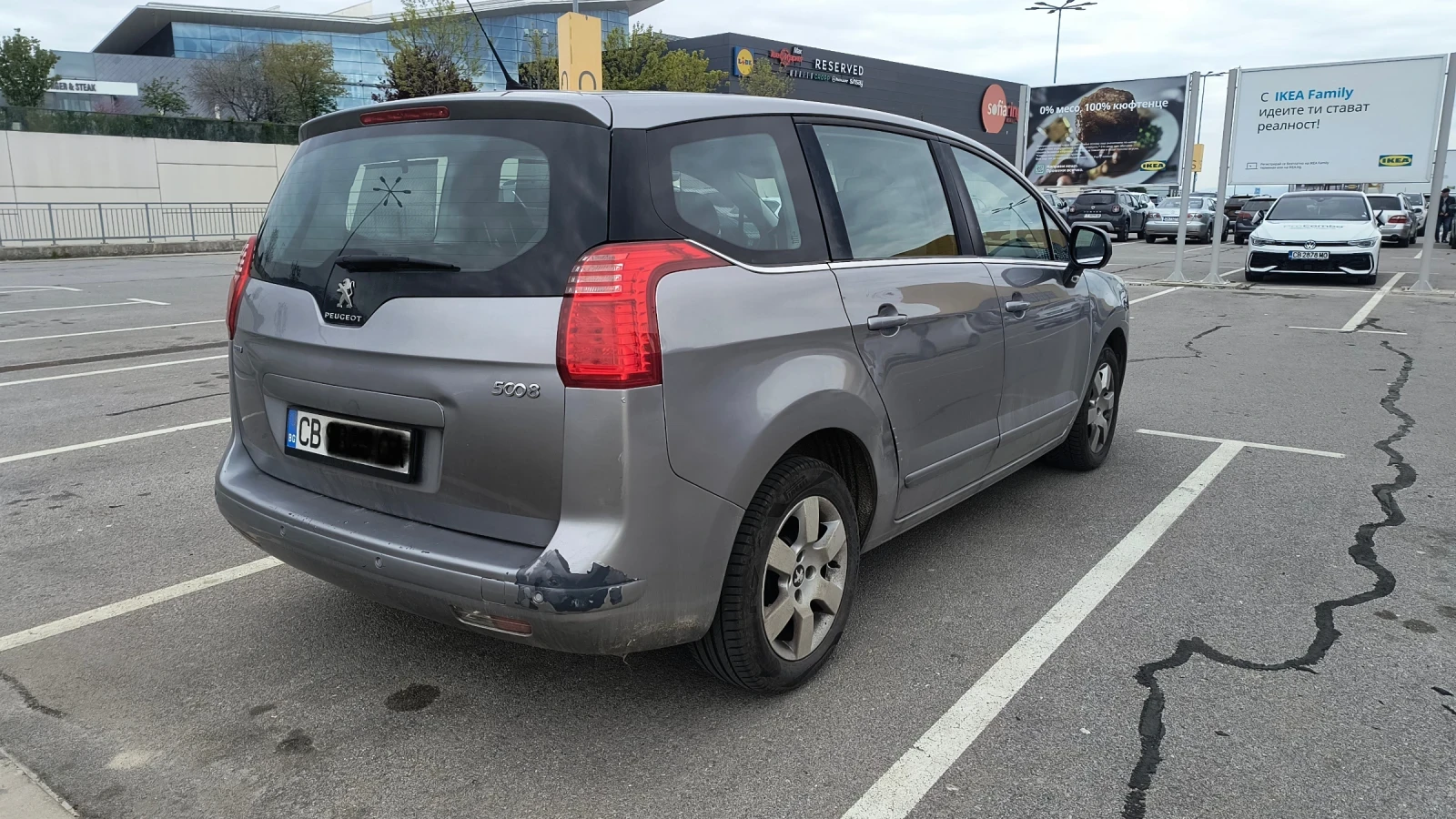Peugeot 5008 1.6 blue HDI, EURO 6b, 6 + 1, снимка 4 - Автомобили и джипове - 54128404