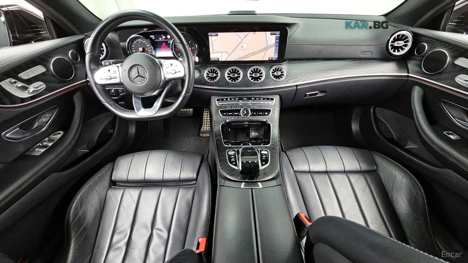 Mercedes-Benz E 220 КОЖА* ПОДГРЕВ* ОБДУХВ* BURMASTER* PANO* 360, снимка 7 - Автомобили и джипове - 55036239