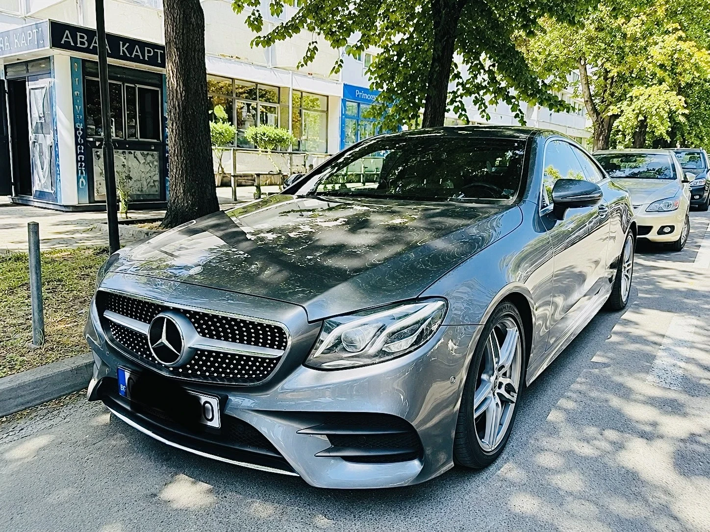 Mercedes-Benz E 220 COUPE/AMG/9G/HUP/DIGITAL/FULL/MULTIB/CARPLAY