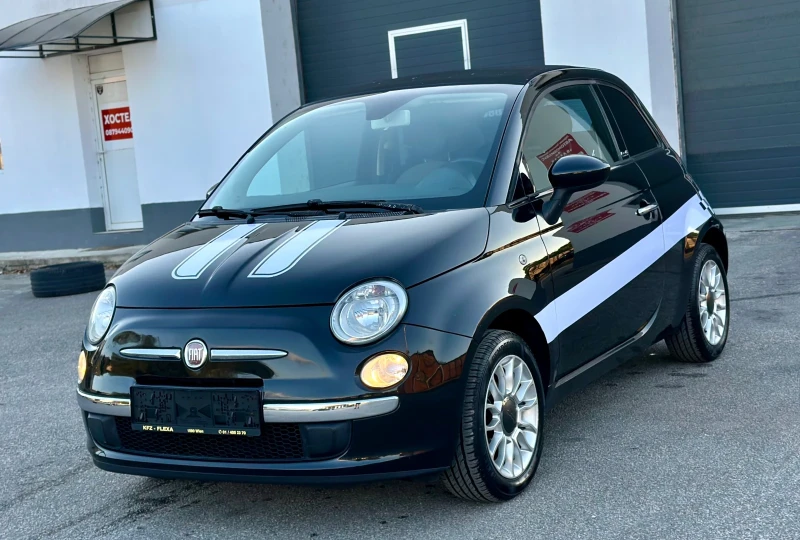 Fiat 500 1.2i* Кабрио* Климатик* - 8500 лв. - 11574306 1