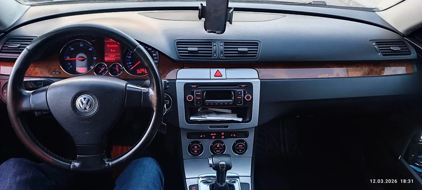 VW Passat B6 R-line Common Rail 2.0TDI 170, снимка 17 - Автомобили и джипове - 53839887