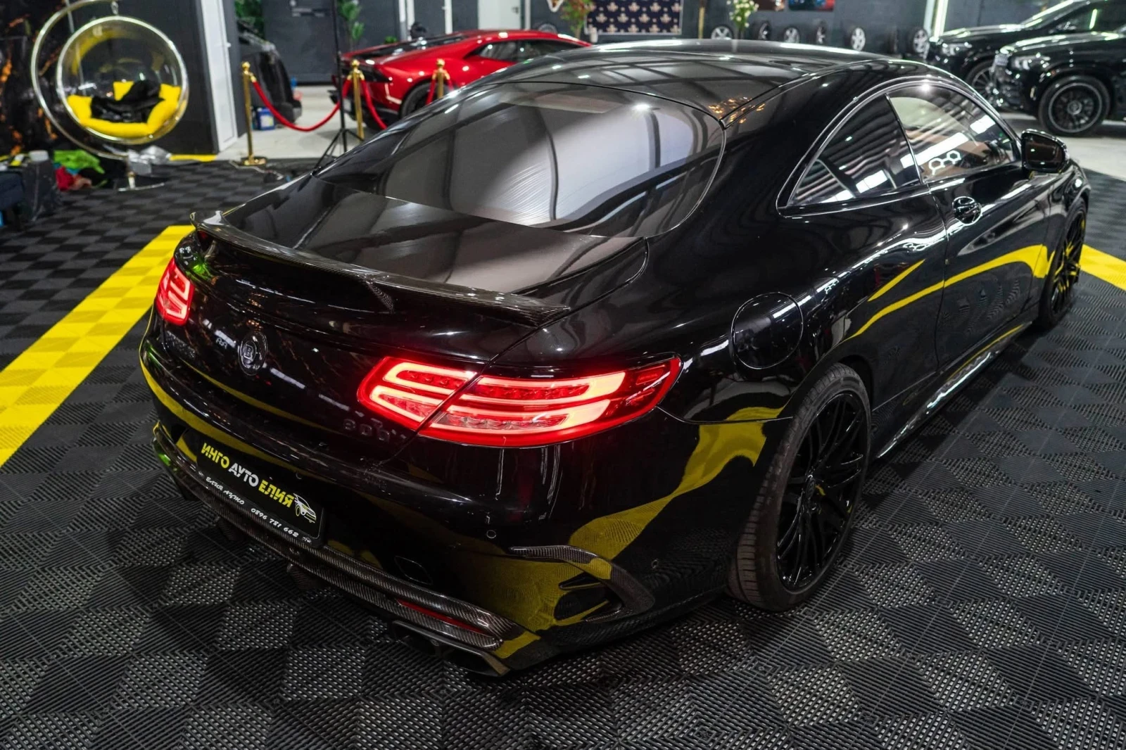 Mercedes-Benz S 63 AMG FULL BRABUS PACK CARBON BURM HUD 360 ЛИЗИНГ 100%, снимка 10 - Автомобили и джипове - 54969052
