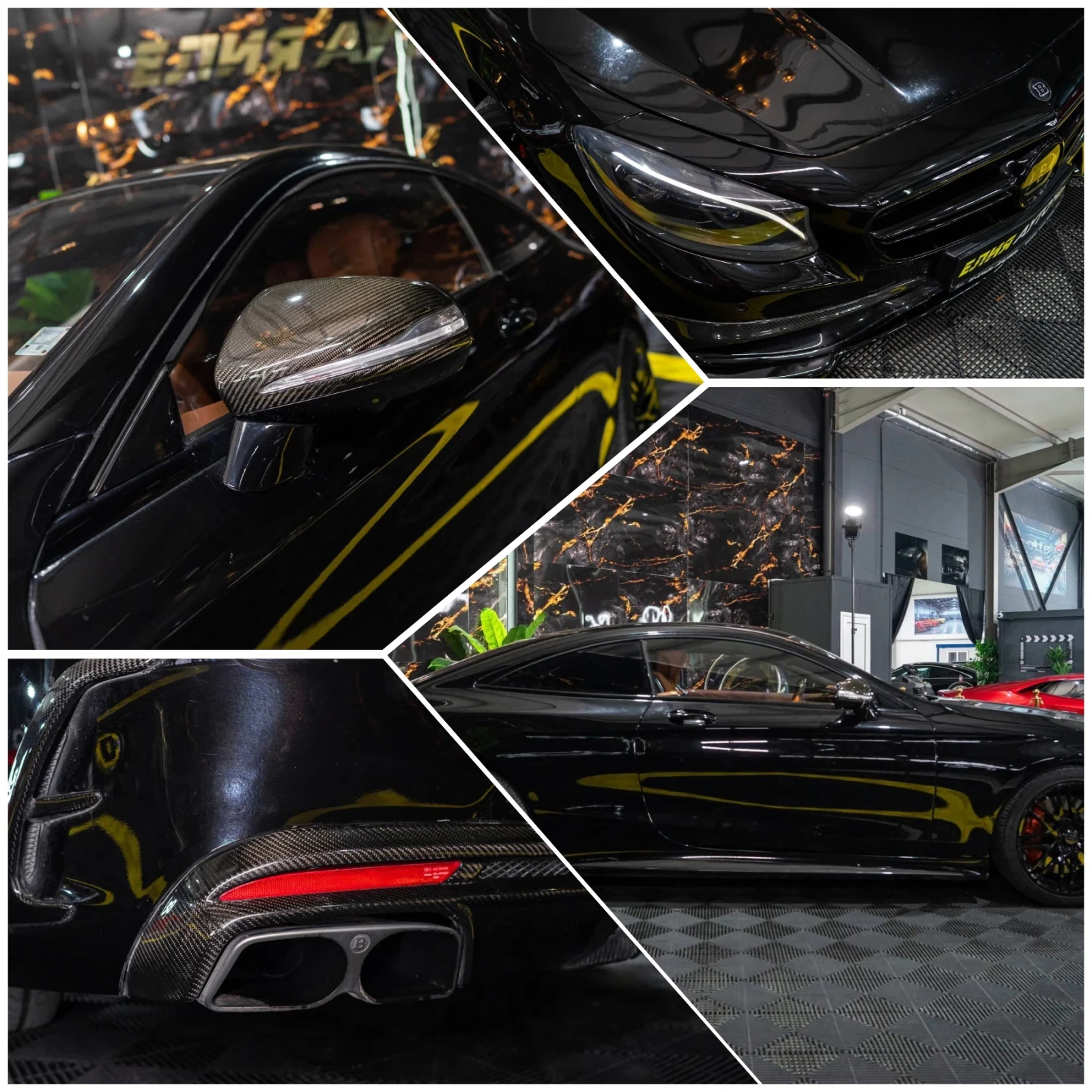 Mercedes-Benz S 63 AMG FULL BRABUS PACK CARBON BURM HUD 360 ЛИЗИНГ 100%, снимка 17 - Автомобили и джипове - 54969052