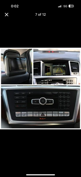 Mercedes-Benz GL 550 AMG* Harman* Подгрев* Обдух* Мъртва* 360Кам* , снимка 14