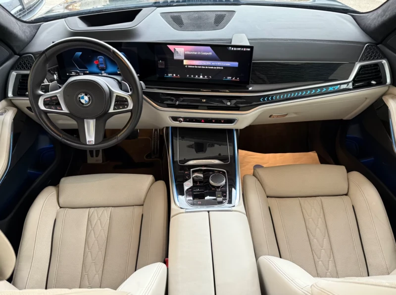 BMW X7 40D* XDRIVE* M-SPORT PRO* PANO* ОБДУХВАНЕ* HUD* , снимка 10 - Автомобили и джипове - 52400430