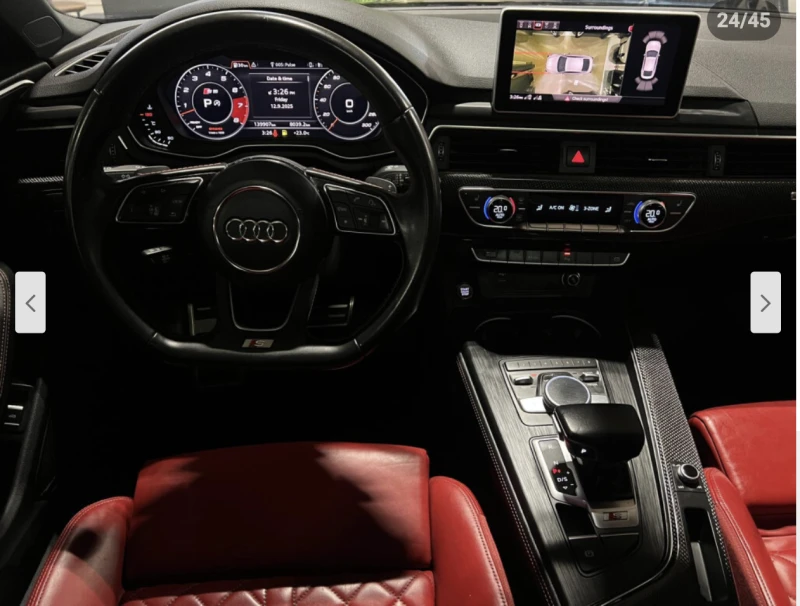 Audi S5 MATRIX* BANG* OLUFSEN* ДИСТРОНИК* 360КАМЕРА* , снимка 10 - Автомобили и джипове - 53466675