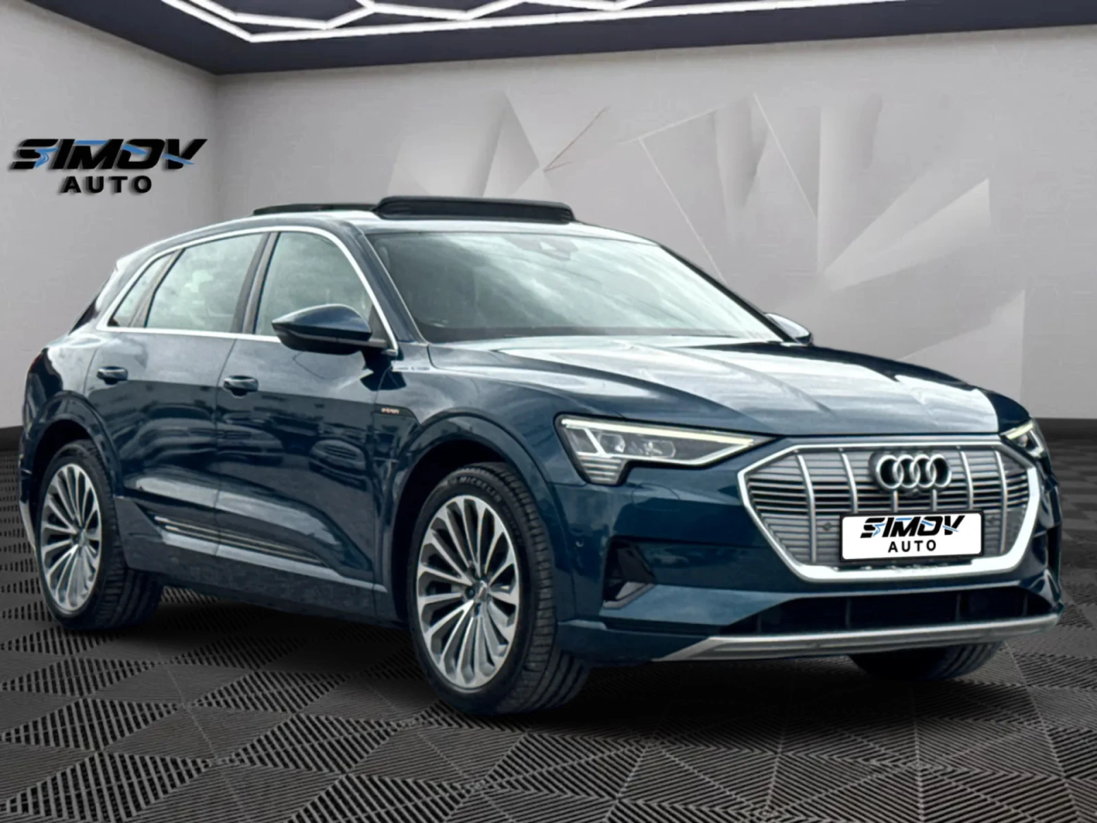 Audi E-Tron 55 S-LINE 95KWH 408КС. ГАРАНЦИЯ ПАНОРАМА КАМЕРИ, снимка 3 - Автомобили и джипове - 54486822