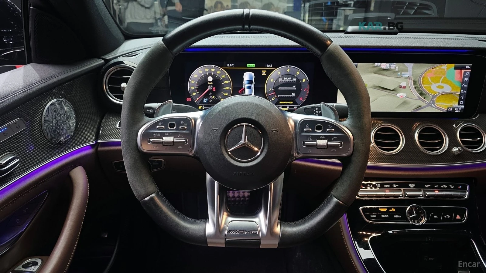 Mercedes-Benz E 53 AMG 4MATIC* DISTRONIC* ПОДГРЕВ* ОБДУХВАНЕ* 360* КАМЕРА, снимка 5 - Автомобили и джипове - 54865429