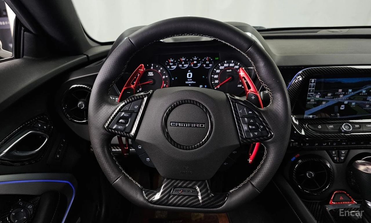 Chevrolet Camaro SS* 6.2* V8* ПОДГРЕВ* ОБДУХВАНЕ* КАМЕРА* КЕЙЛЕС* , снимка 8 - Автомобили и джипове - 55308579