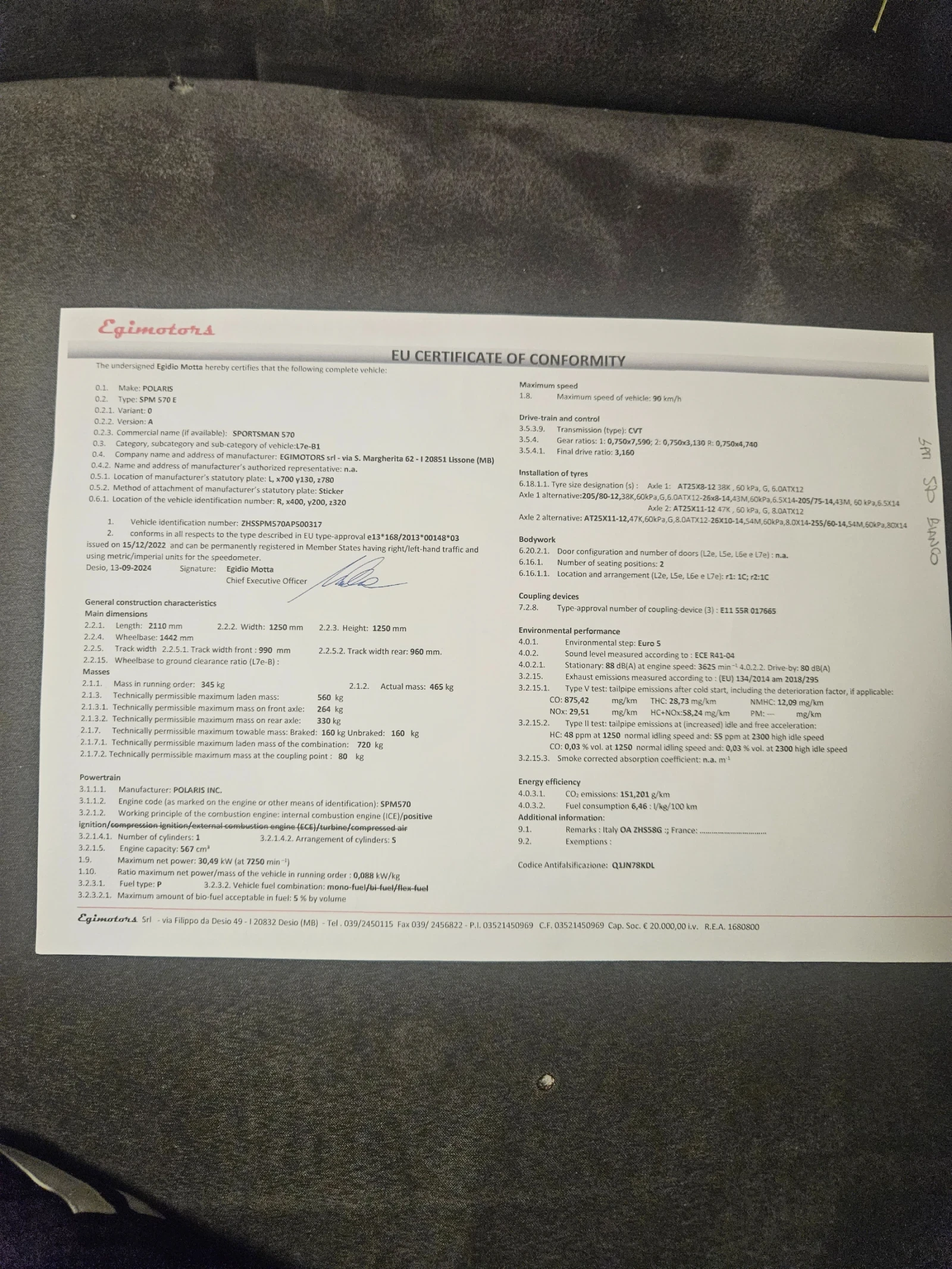 Polaris Sportsman SPM570E    | Mobile.bg   12