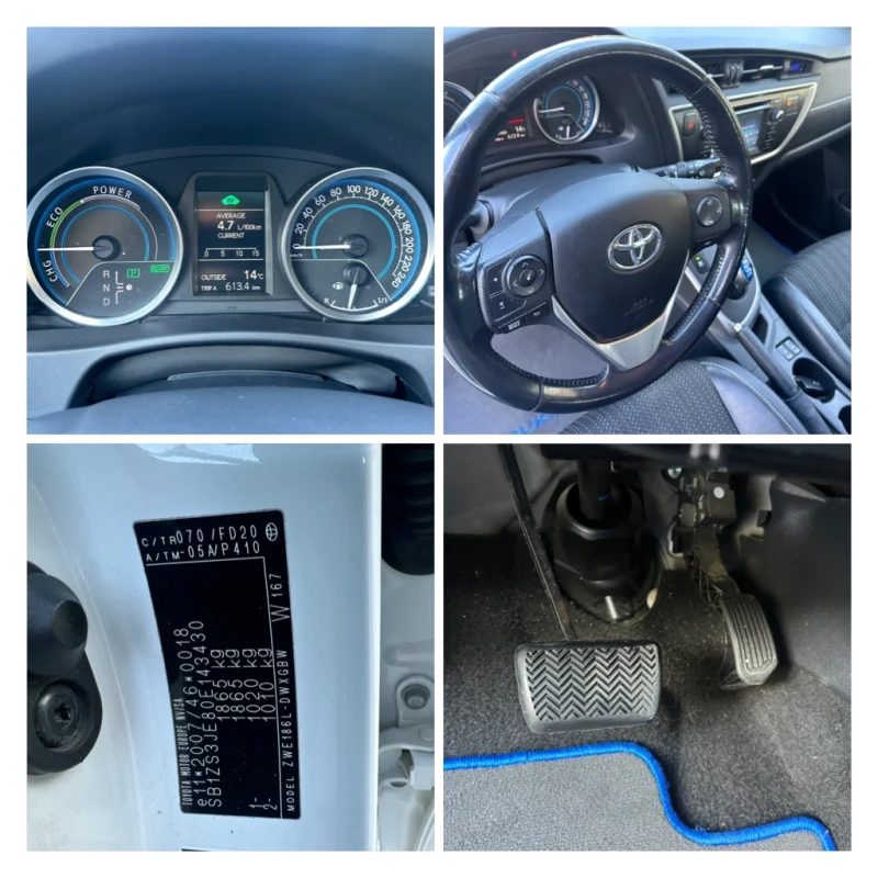 Toyota Auris 1.8h* OT TOYOTA BG* KOJA * NAVI* REALNI KM, снимка 12 - Автомобили и джипове - 47311528