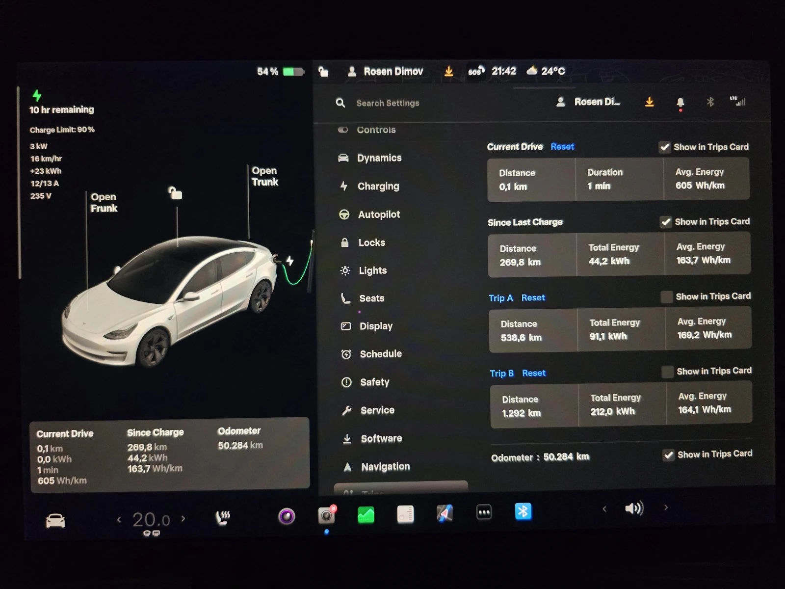 Tesla Model 3 PERFORMANCE AWD 513hp* 82kWh* ��������*  | Mobile.bg � ����������� 9