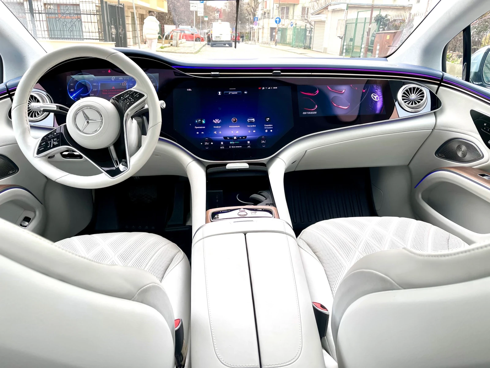 Mercedes-Benz EQS 580 4 MATIC* Hyperscreen* HuD* Pano, снимка 6 - Автомобили и джипове - 53905003