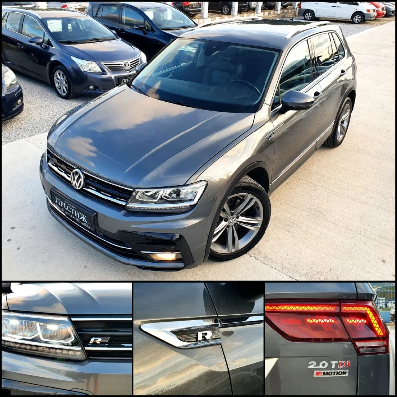 VW Tiguan 2.0 TDI - DSG -4x4- R-LINE, снимка 2 - Автомобили и джипове - 47407545