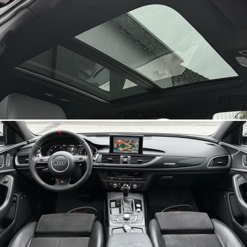 Audi A6 3.0biTDI/ S6 OPTIC/ 3xTV/ PANO/ BOSE/ CARBON, снимка 10 - Автомобили и джипове - 52122804