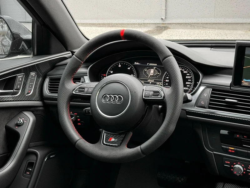 Audi A6 3.0biTDI/ S6 OPTIC/ 3xTV/ PANO/ BOSE/ CARBON, снимка 9 - Автомобили и джипове - 52122804