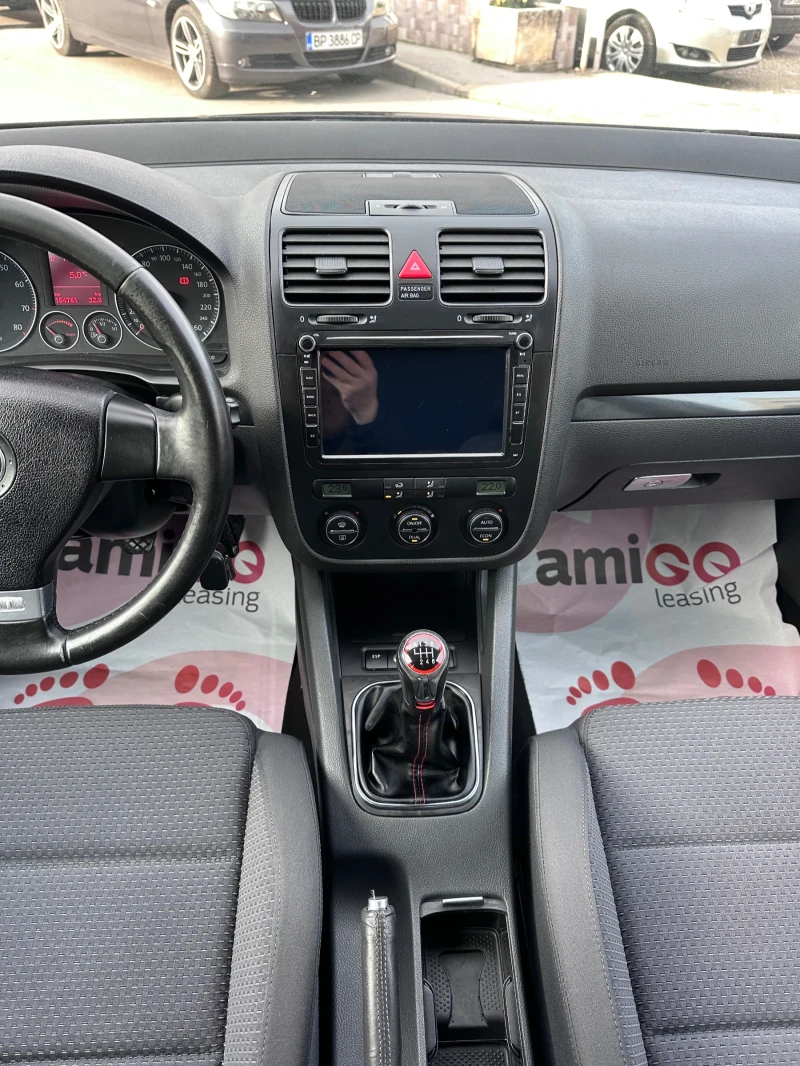 VW Golf 5 GT - 1.4i TURBO - РЕАЛНИ КИЛОМЕТРИ - УНИКАТ, снимка 12 - Автомобили и джипове - 52837647